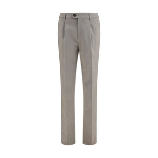 Bicolor Cotton Chino Pants