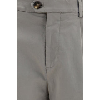 Bicolor Cotton Chino Pants