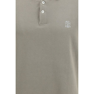 Bicolor Cotton Polo Shirt