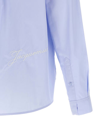 Blusa de algodón azul