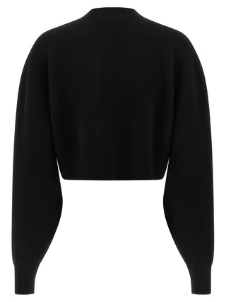 Black Virgin Wool Cardigan