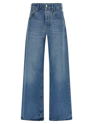 Blue Cotton Jeans Denim