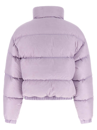 Purple Nylon Full-Length Jacket