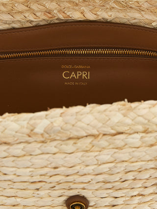 Beige Cork Shoulder Bag