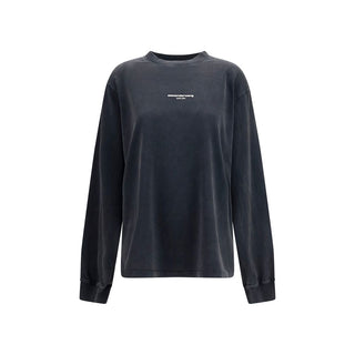 Black Cotton Sweatshirt