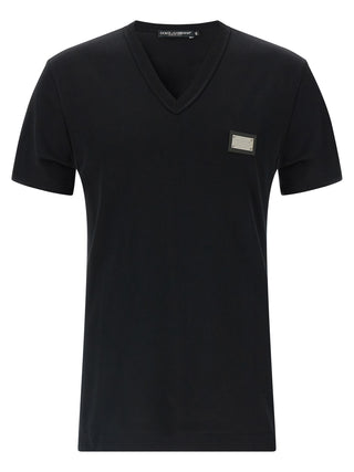 Black Cotton T-Shirt