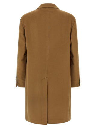 Beige Virgin Wool Coat