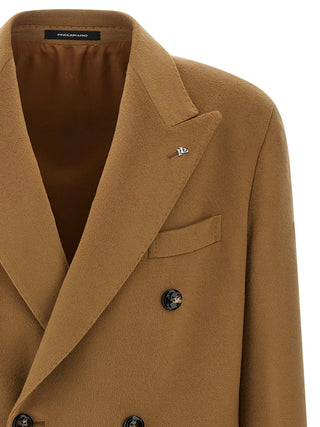 Beige Virgin Wool Coat