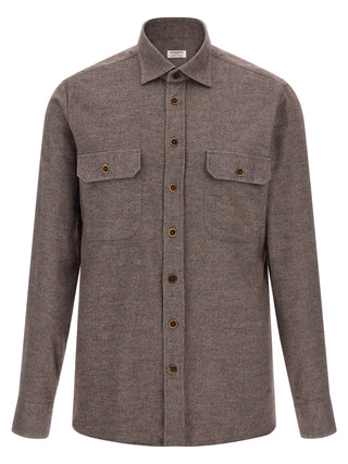 Brown Cotton Blouse
