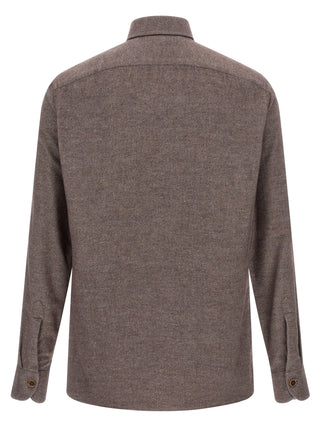 Brown Cotton Blouse