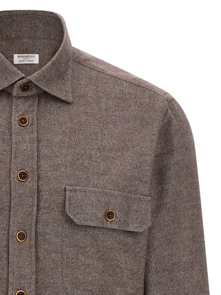 Brown Cotton Blouse