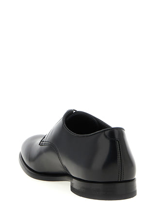 Black Calfskin Oxfords And Derbies
