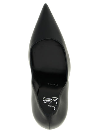 Black Lamb Leather High Heel Pumps