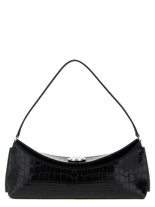 Bolso de hombro de becerro negro