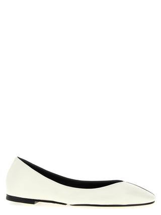 Bicolor Lamb Leather Ballet Flats