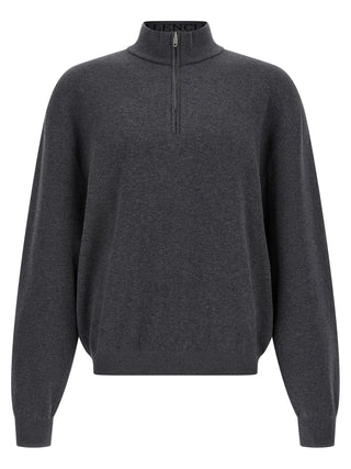Cárdigan de algodón gris