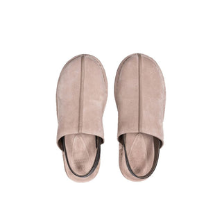 Brown Leather Mules