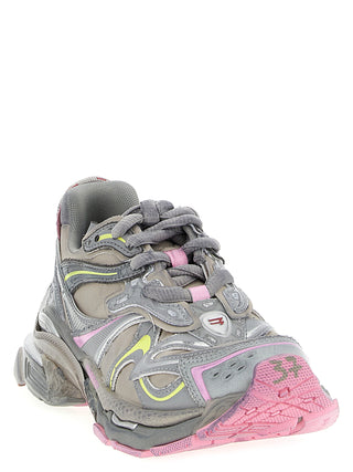 Multicolor Polyethylene Athletic Sneakers