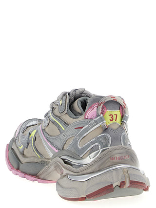 Multicolor Polyethylene Athletic Sneakers