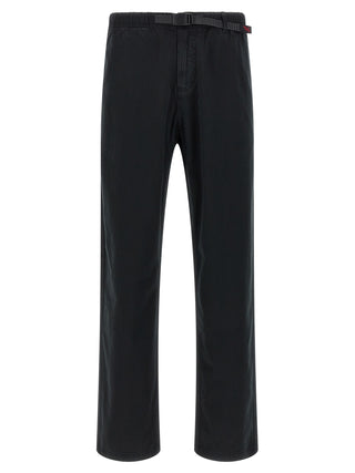 Black Cotton Casual Pants
