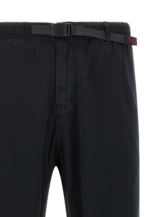 Black Cotton Casual Pants