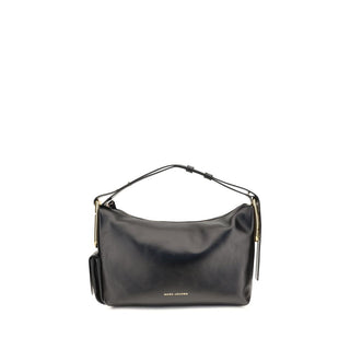 Bolso de hombro Bos Taurus de piel de becerro negra