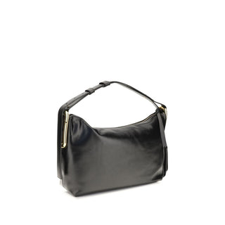 Black Calf Leather Bos Taurus Shoulder Bag