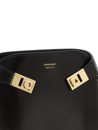 Brown Calfskin Crossbody Bag
