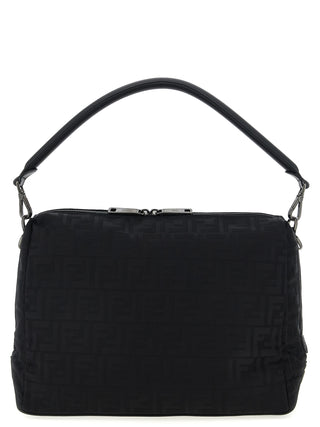 Black Polyamide Shoulder Bag