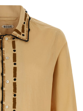 Beige Cotton Blouse