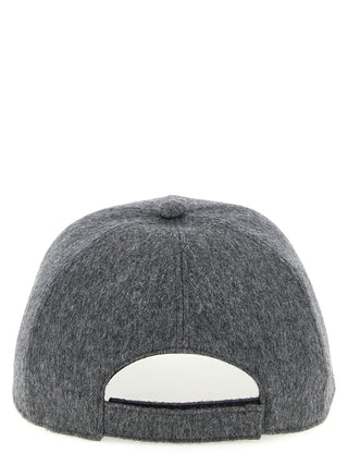 Gray Wool Cap (Baseball Hat)