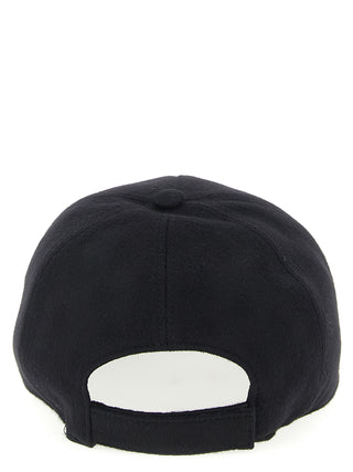 Black Wool Cap (Baseball Hat)