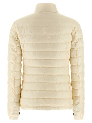White Polyamide Full-Length Jacket