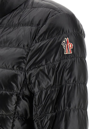 Black Polyamide Full-Length Jacket