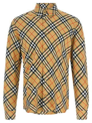 Blusa beige de algodón