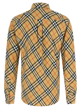 Blusa beige de algodón