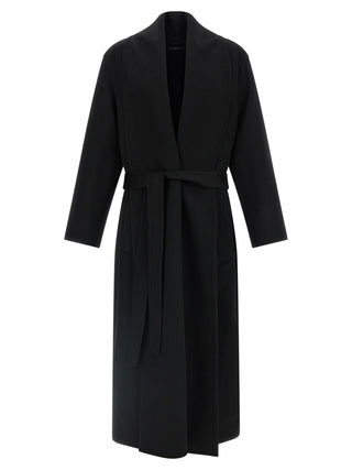 Black Virgin Wool Coat