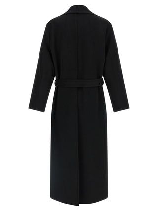 Black Virgin Wool Coat
