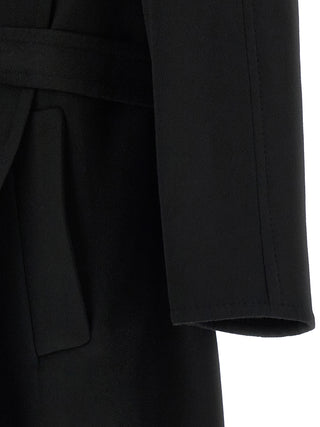 Black Virgin Wool Coat