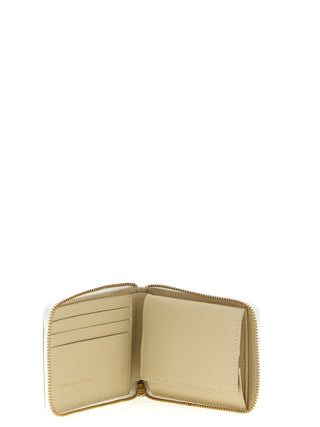 Beige Calfskin Cardholder