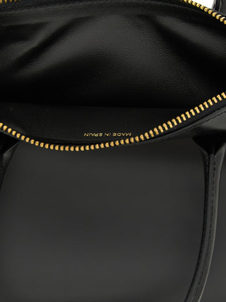 Black Cowhide Handbag