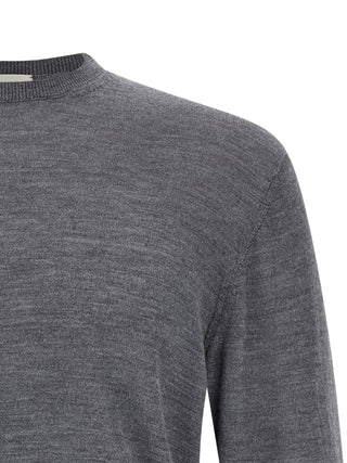 Gray Virgin Wool Cardigan