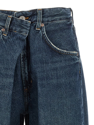 Blue Cotton Jeans Denim