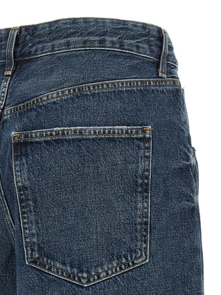 Blue Cotton Jeans Denim