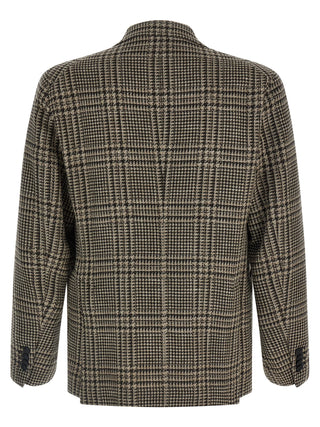 Blazer marrón de lana virgen