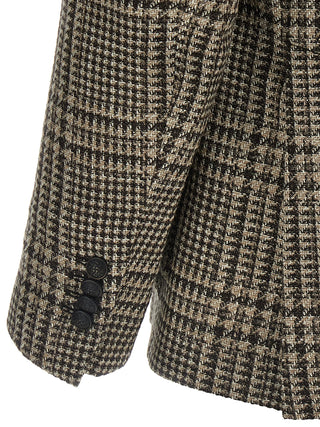 Blazer marrón de lana virgen