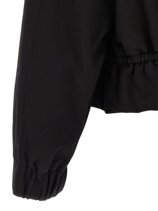 Black Cotton Sweatshirt