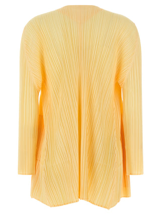 Bicolor Polyester Cardigan