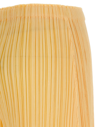 Bicolor Polyester Casual Pants
