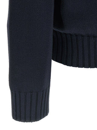 Blue Cotton Cardigan